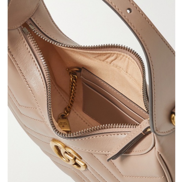 GUCCI Marmont mini quilted leather hobo shoulder bag crossbody bag - Picture 6 of 6